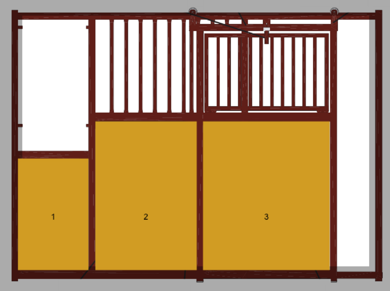 Lumber Kit for Stall Fronts