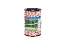PROFI 6mm Poly Rope White/Red 6 Strand TriCOND 200M