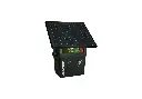 CLOVERT B50 12V 5 JOULE FENCER W/75AH BATTERY/33W PANEL 