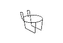 Single Calf Pail Holder Powder Coated Black 