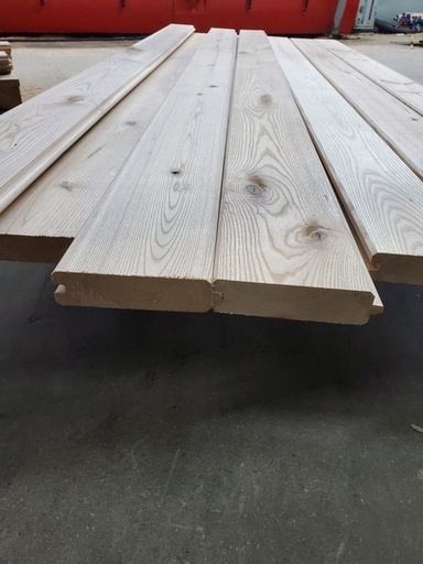 Tongue and Groove Ash Raw Cut Lumber